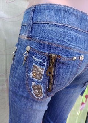 H.m.jeans denim. новые джинсы женские средней посадки фирменные 29 размера.5 фото