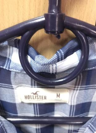 Блузка-сорочка в квадратики hollister2 фото