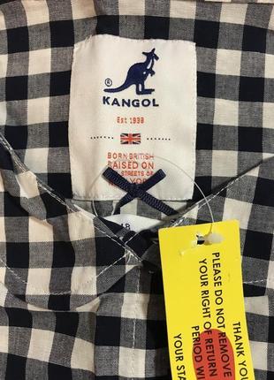 Дуже красива та стильна брендова сорочка в карту..100% котон 19,5.