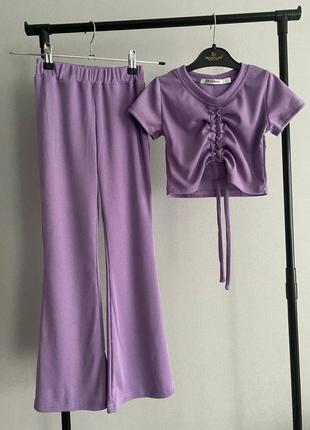 Палаццо+топ, костюм для девочки