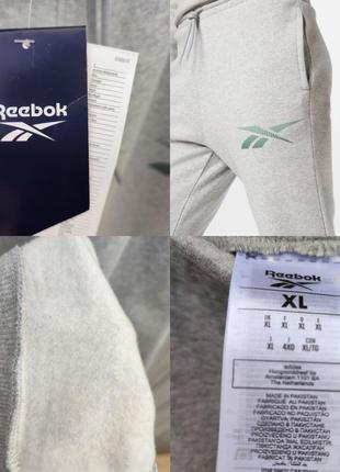 Оригинальный reebok identity fleece joggers спортивные штаны l, xl2 фото