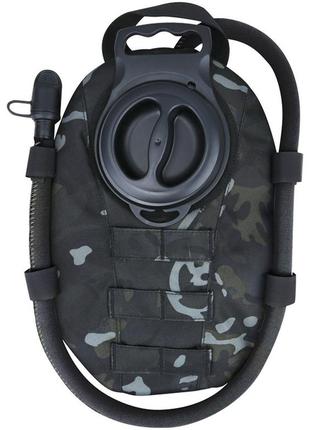 Гидратор военный тактический армейский мешок повышенной прочности kombat uk molle 1,5л черный черный va_33