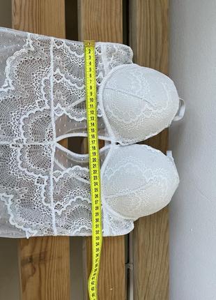Белое сетевое боди сексуальное белье сетевой корсет5 фото