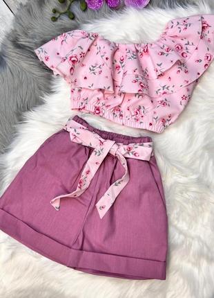 Летний костюм для девочки