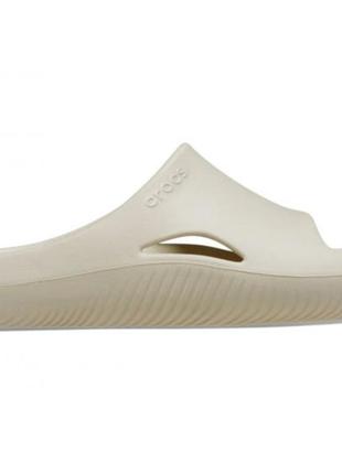 Crocs mellow slide bone молочный3 фото