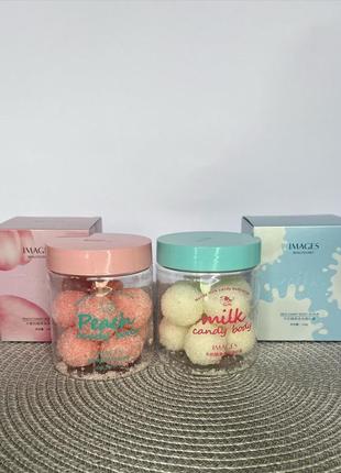 Скраб для тіла з молоком та персиком images milk candy body scrub2 фото