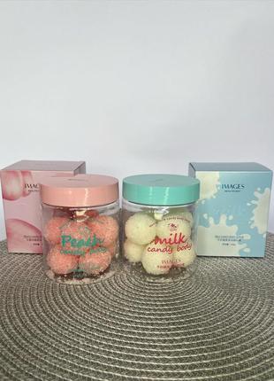 Скраб для тіла з молоком та персиком images milk candy body scrub1 фото