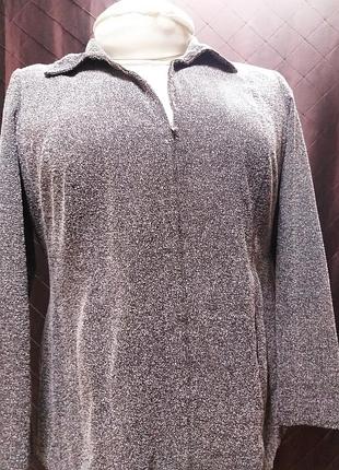 Жакет пиджак  кардиган куртка большой размер 24/26/28 наш  58/60/62