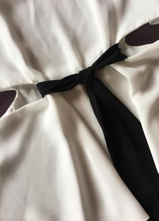 Шикарная ,белоснежная блуза zara с вырезами на талии2 фото