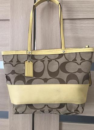 Coach оригинал сумма шоппер тоут ретро винтаж