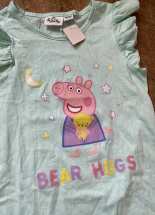 Ночная рубашка на девочку peppa pig2 фото