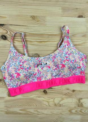 Pink спортвный топ