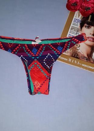 Низ от купальника женские плавки размер 46 / 12 m черные бикини