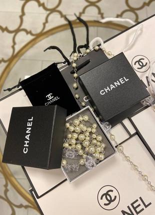 Бусы в стиле chanel1 фото