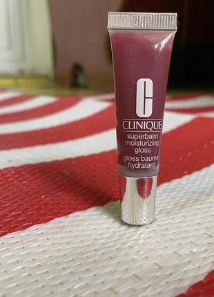 Зволожуючий блиск для губ clinique currant 09 superbalm увлажняющий блеск 2 шт