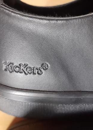 Натуральная кожа кросовки kickers7 фото