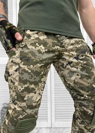 🔴 с наколенниками! 🔴 тактические мужские военные брюки пиксель Пиксель мужественный тактический брючины весна летно лето3 фото