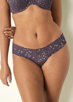 Трусики бесшовные с принтом звезды victorias secret оригинал