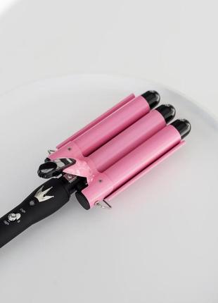 Плойка рожева хвилля 25мм