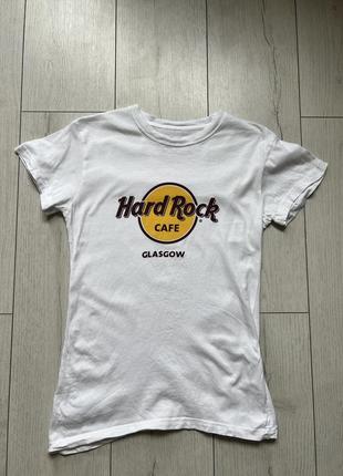 Женская футболка hard rock cafe glasgow 🇬🇧1 фото