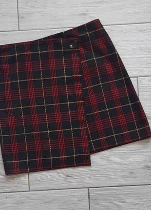 Модная юбка в клеточку
