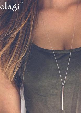 Кольє " ніжність "  цепочка з подвеской