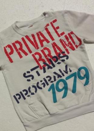 Теплий світшот, реглан, кенгуру на 4-5 років. туреччина.