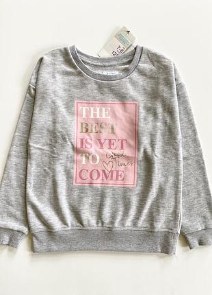 Світшот реглан на дівчинку primark