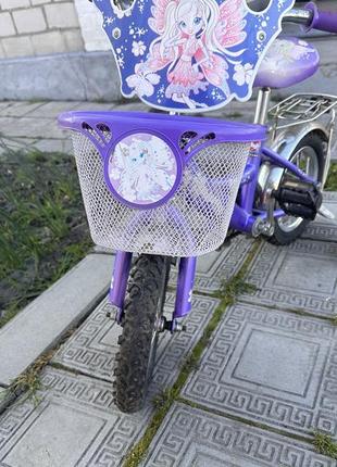 Продам дитячий велосипед для дівчинки 12 дюймів «принцеси»,mustang 1200 грн1 фото