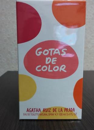 Agatha ruiz de la prada gotas de color, 100 ml1 фото