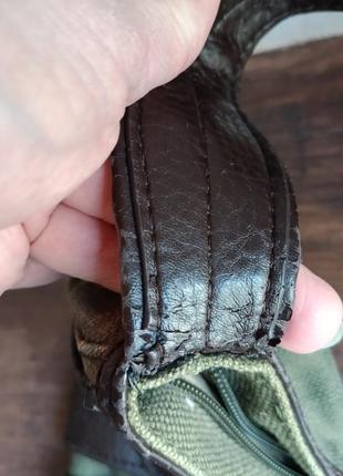 Стильна вінтажна сумка mexx у стилі y2k / safari текстиль + шкірзам 10