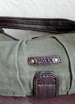 Стильна вінтажна сумка mexx у стилі y2k / safari текстиль + шкірзам 6