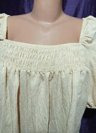 Блуза свободного кроя,рукава буфы3 фото