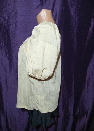 Блуза свободного кроя,рукава буфы4 фото