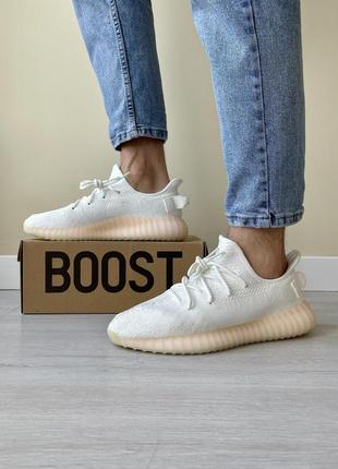 Кросівки adidas yeesy boost 350 (білі)