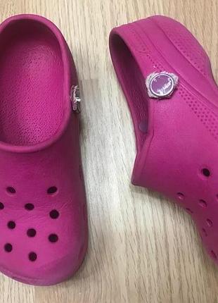 Детские шлепанцы сабо кроксы  тапочки с 10/11 на 5-6лет