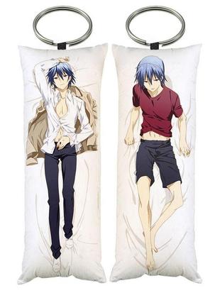 Брелок дакимакура хідекі хіната аніме ангельські ритми двостороння 4*10 см