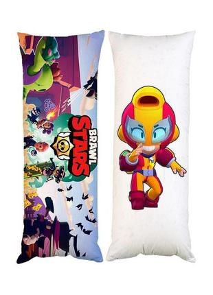 Подушка дакимакура бравл старс декоративная ростовая подушка для обнимания