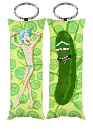 Брелок дакимакура огірочок рік двосторонній 4*10 см dak0468