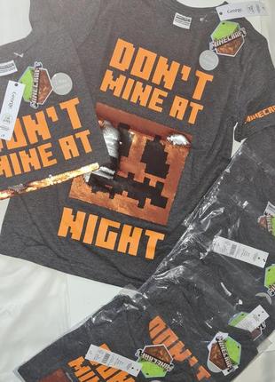 George minecraft круті футболки паєтки перевертаються3 фото