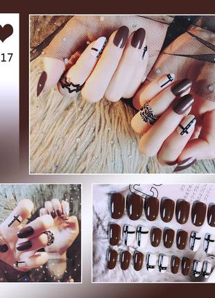 Накладные ногти 24 шт. для маникюра
