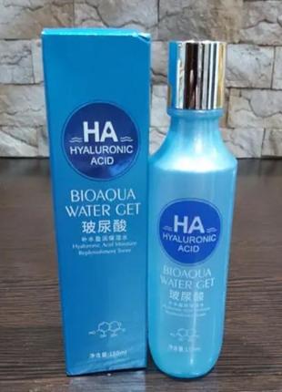 Увлажняющий тонер с гиалуроновой кислотой bioaqua water get hyaluronic acid moisture toner