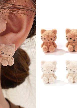 Серьги hello, kitty 2