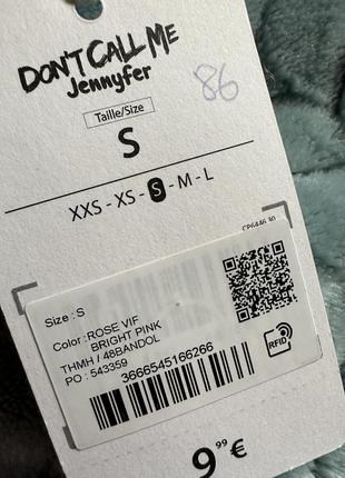 Французский бренд jennyfer майка кроп топ размер s размерная сетка в карусели