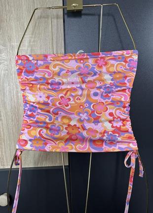 Французский бренд jennyfer майка кроп топ размер s размерная сетка в карусели