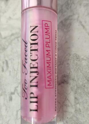 Плампер too faced lip injection maximum plump3 фото