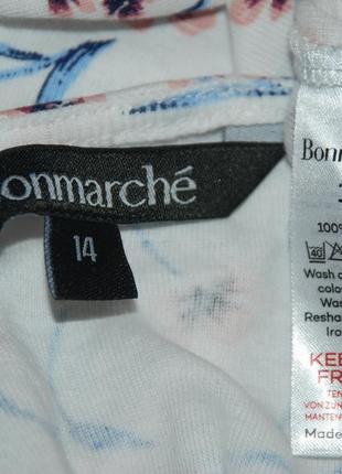 Футболка принтованая бренда bonmarche  /100%хлопок- трикотаж/эластичная/4 фото