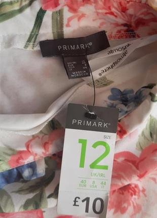 Новая юбка миди цветочный принт primark3 фото