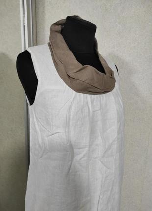 Le tricot perugia italy платье кокон льняное платье3 фото