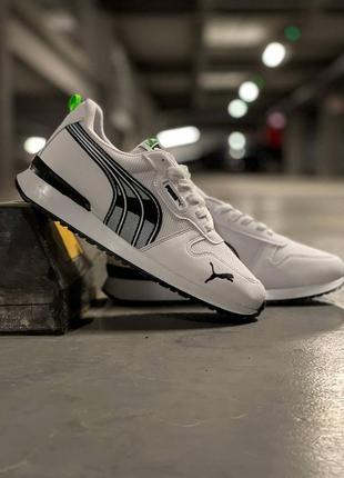 Puma st runner white кроссовки4 фото